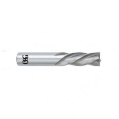 5/16 Dia. x 2-1/2 Overall Length 4-Flute Square End Solid Carbide SE End Mill-Round Shank-Center Cutting-Uncoated - Industrial Tool & Supply