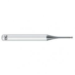 2mm Dia. - 50mm OAL - Solid Carbide - Rib Processing Ball Nose HP End Mill-2 FL - Industrial Tool & Supply