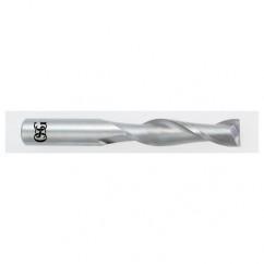 1/2 Dia. x 4 Overall Length 2-Flute Square End Solid Carbide SE End Mill-Round Shank-Center Cutting-Uncoated - Industrial Tool & Supply