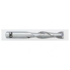 1/2 Dia. x 4 Overall Length 2-Flute Square End Solid Carbide SE End Mill-Round Shank-Center Cutting-Uncoated - Industrial Tool & Supply