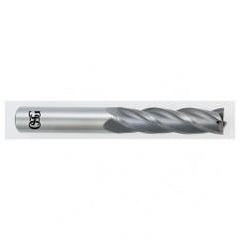5/8 Dia. x 5 Overall Length 4-Flute Square End Solid Carbide SE End Mill-Round Shank-Center Cutting-Uncoated - Industrial Tool & Supply