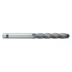 6mm Dia. - 102mm OAL - Bright CBD - Ball End SE EM - 4 FL - Industrial Tool & Supply