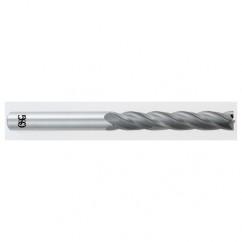 3/16 Dia. x 3 Overall Length 4-Flute Square End Solid Carbide SE End Mill-Round Shank-Center Cutting-Uncoated - Industrial Tool & Supply