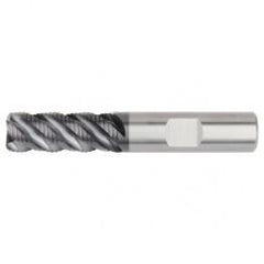 3/4x3/4x1-1/2x4 .050R 4FL Carbide Roughing End Mill-Weldon Shank-AlTiN - Industrial Tool & Supply