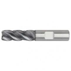 3/4x3/4x3x6 4FL Square Carbide End Mill-Weldon Shank-AlTiN - Industrial Tool & Supply
