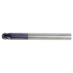 5/8x5/8x3/4x6 Ball Nose 4FL Carbide End Mill-Round Shank-TiAlN - Industrial Tool & Supply