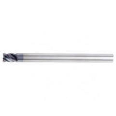 3/8x3/8x1/2x4 4FL Square Carbide End Mill-Round Shank-TiAlN - Industrial Tool & Supply