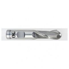1/8'' Dia. - 2-5/16'' OAL - Bright M-42 Cobalt - Ball End SE EM - 2 FL - Industrial Tool & Supply