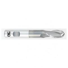 3/4" Dia. - 5-3/8" OAL - Bright HSS Co-Center Cut SE EM - 2 FL - Industrial Tool & Supply