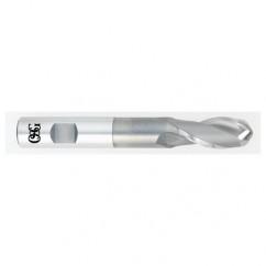 1/8" Dia. - 2-3/8" OAL - Bright HSS Co-Center Cut SE EM - 2 FL - Industrial Tool & Supply