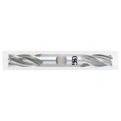 3/8 x 3/8 x 3/4 x 3-1/2 4 Fl HSS-CO Square Non-Center Cutting End Mill -  TiN - Industrial Tool & Supply