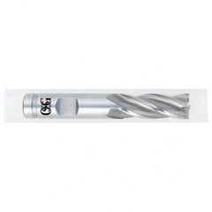 1-1/2 Dia. x 5-1/2 Overall Length 4-Flute Square End HSS-CO SE End Mill-Round Shank-Center Cutting-TiCN - Industrial Tool & Supply