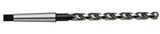 10.5mm Dia. - HSS - 1MT - 130° Point - Parabolic Taper Shank Drill-Nitrited Lands - Industrial Tool & Supply