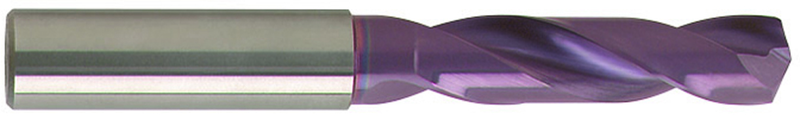 14.7mm Dia. - Carbide HP 3XD Drill-140Â° Point-Coolant-Firex - Industrial Tool & Supply
