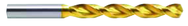 11.5mm Dia. - Powdered Metal Parabolic Jobber Drill-130° Point-TiN - Industrial Tool & Supply