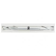 11/64 x 3/16 x 1/4 x 2 2 Fl HSS-CO Square Center Cutting End Mill - Bright - Industrial Tool & Supply
