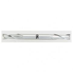 11/64 x 3/16 x 1/2 x 2-1/4 2 Fl HSS-CO Square Center Cutting End Mill - Bright - Industrial Tool & Supply