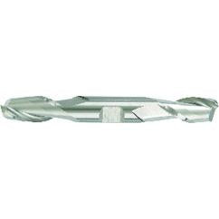 9/32'' Dia. - 3-3/8'' OAL - Micrograin Carbide - Center Cut DE EM-2 FL - Industrial Tool & Supply