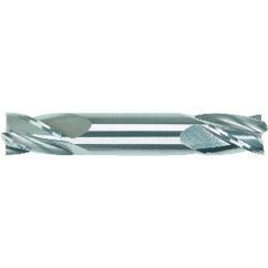 1/2'' Dia. - 3'' OAL - TiN Carbide - Center Cut DE EM-4 FL - Industrial Tool & Supply