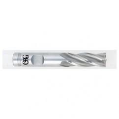 1 Dia. x 4-1/2 Overall Length 4-Flute Square End HSSE SE End Mill-Round Shank-Center Cutting-TiCN - Industrial Tool & Supply
