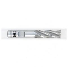 1 Dia. x 4-1/2 Overall Length 4-Flute Square End HSSE SE End Mill-Round Shank-Center Cutting-TiCN - Industrial Tool & Supply