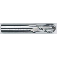 9/32" Dia. - 2-1/2" OAL - Solid CBD - Bright - Ball Nose SE EM - 2 FL - Industrial Tool & Supply