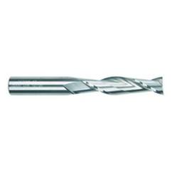 1/2 Dia. x 4 Overall Length 2-Flute Square End Solid Carbide SE End Mill-Round Shank-Center Cut-Uncoated - Industrial Tool & Supply