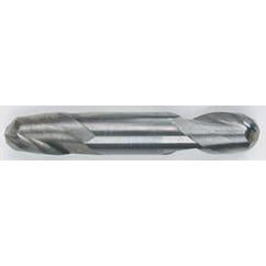 7/32 Dia. - 2-1/2 OAL - Solid Carbide - Bright - Ball Nose DE EM-2 FL - Industrial Tool & Supply