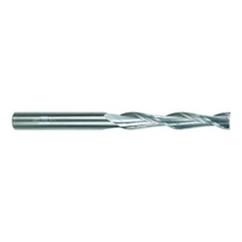 5/16 Dia. x 4 Overall Length 2-Flute Square End Solid Carbide SE End Mill-Round Shank-Center Cut-Uncoated - Industrial Tool & Supply