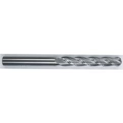 1/2" Dia. - 6" OAL - Solid CBD - Bright - Ball Nose SE EM - 4 FL - Industrial Tool & Supply