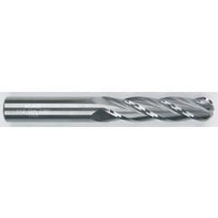 1" Dia. - 5" OAL - Solid CBD - TiAlN - Ball Nose SE EM - 4 FL - Industrial Tool & Supply