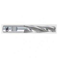1/4 x 3/8 x 3/4 x 2-1/2 3 Fl HSS-CO Tapered Center Cutting End Mill -  Bright - Industrial Tool & Supply