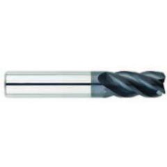5/16" Dia. - 3/4" LOC - 2-1/2" OAL - .015-.020 Radius 4 FL Carbide S/E HP End Mill-AlTiN - Industrial Tool & Supply