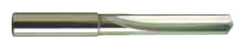 19.5mm Dia. - Carbide Straight Flute 4XD Drill-130Â° 4-Facet Point-Coolant-Bright - Industrial Tool & Supply