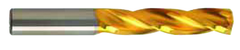 15.1mm Dia-Carbide HP 5XD Drill-150Â° Point-TiN - Industrial Tool & Supply