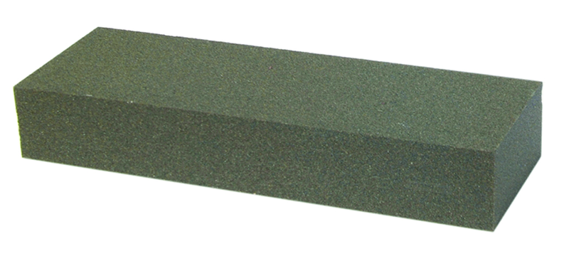 1 x 2 x 6" - Rectangular Shaped India Bench-Single Grit (Medium Grit) - Industrial Tool & Supply