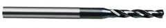 0.7mm Dia-Carbide Micro 4XD Drill-140Â° Point-Bright - Industrial Tool & Supply
