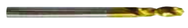 1/64 Dia-Cobalt Micro Drill-118° Point-TiN - Industrial Tool & Supply