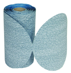 5" - 220 Grit - Silicon Carbide - PSA Disc Roll - Paper Disc - Industrial Tool & Supply