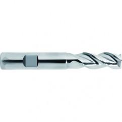 8mm Dia. - 63mm OAL - 3 FL Variable Helix Bright Carbide End Mill - Industrial Tool & Supply