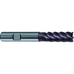 8mm Dia. - 63mm OAL - 5 FL Variable Helix Firex Carbide End Mill - Industrial Tool & Supply