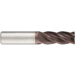 3/4x3/4x1-1/2x4 4Fl Carbide RF100 Diver End Mill-.250 Rad-Weldon Shank-nano-Si - Industrial Tool & Supply