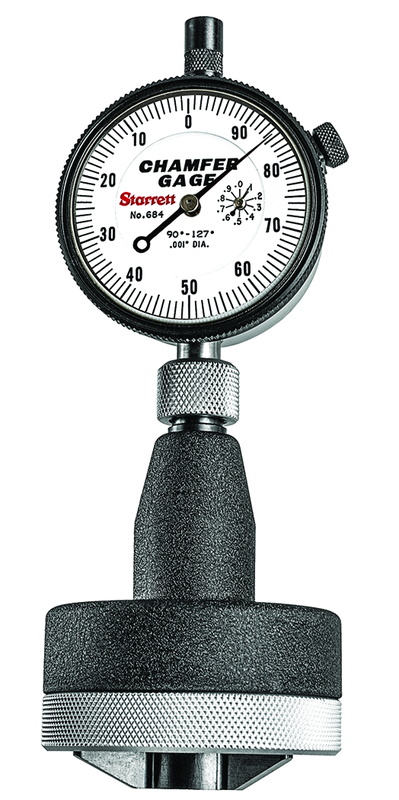 #684-4Z Internal Chamfer Gage 0-127 Degree - Industrial Tool & Supply
