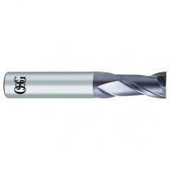 4mm Dia. - 55mm OAL - Diamond CBD - 30° Helix - Square End SE EM - 2 FL - Industrial Tool & Supply