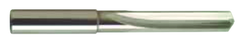 5.8mm Dia. - Carbide Straight Flute 4XD Drill-120Â° Point-Coolant-Bright - Industrial Tool & Supply
