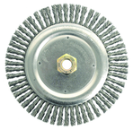 7 x 5/8-11" - .020 Wire Size - Steel Dually Weld Cleaning Brush - Industrial Tool & Supply