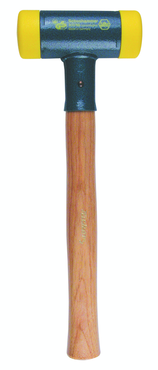 Dead Blow Recoilless Hammer -- 18 oz; Wood Handle; 1'' Head Diameter - Industrial Tool & Supply