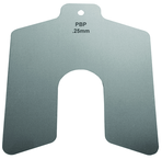 .2MMX50MMX50MM 300 SS SLOTTED SHIM - Industrial Tool & Supply