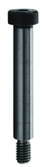 M10 x 60 - Black Finish Heat Treated Alloy Steel - Shoulder Screws - Socket Head - Industrial Tool & Supply