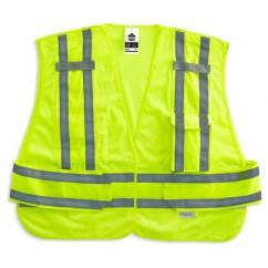 8244PSV M/L LIME PUBLIC SAFETY VEST - Industrial Tool & Supply